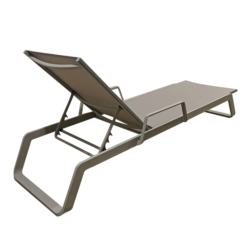 Aluminum Mesh Outdoor Chaise Lounge