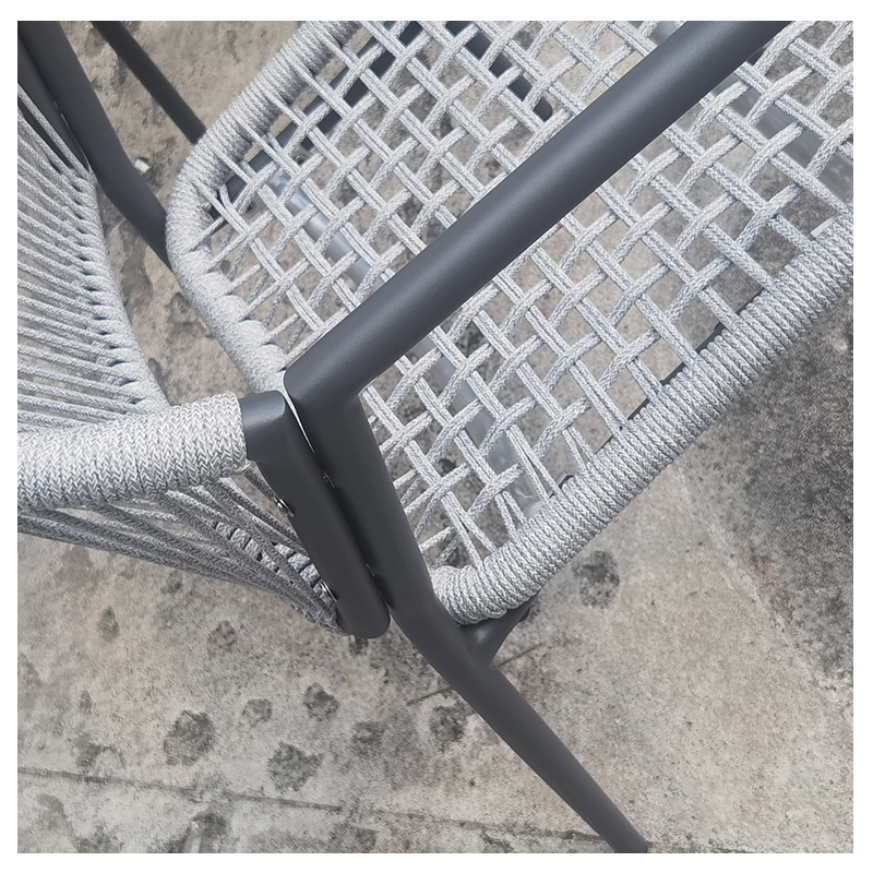 billiges Outdoor-Seilstuhl-Set