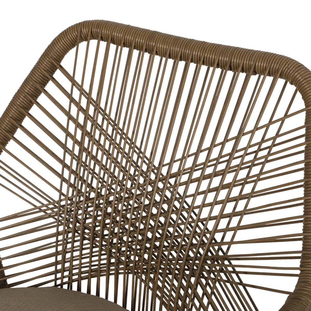 Fabricante de juego de bristol de balcón de silla de ratán de 3 piezas