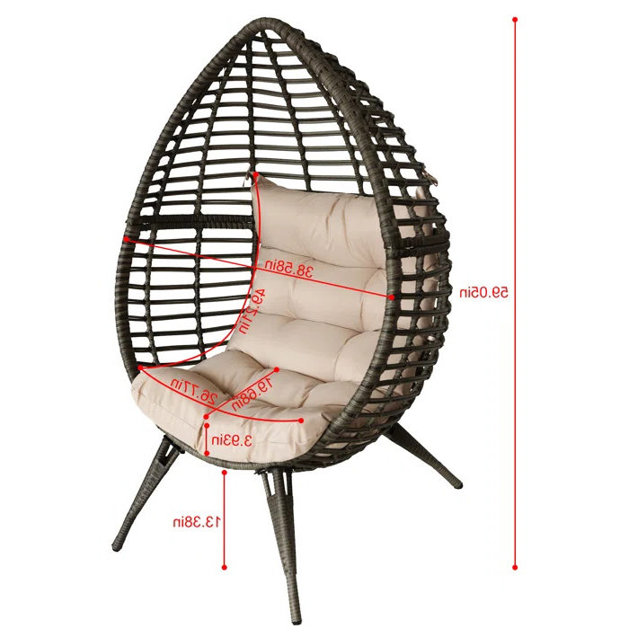 Wholesale single rattan hammock chair sofa couch