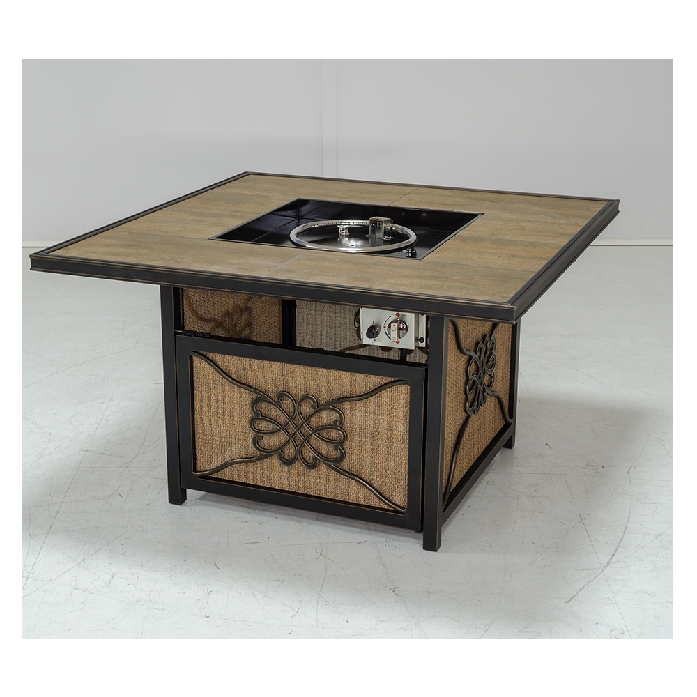Metal Outdoor Gas Propane Fire Pit Table