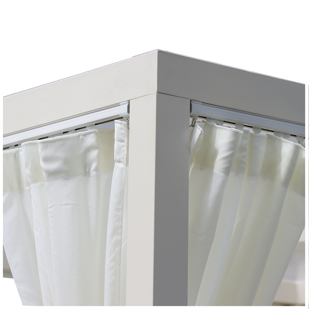 Supply All weather aluminum daybed with canopy Wholesale Factory