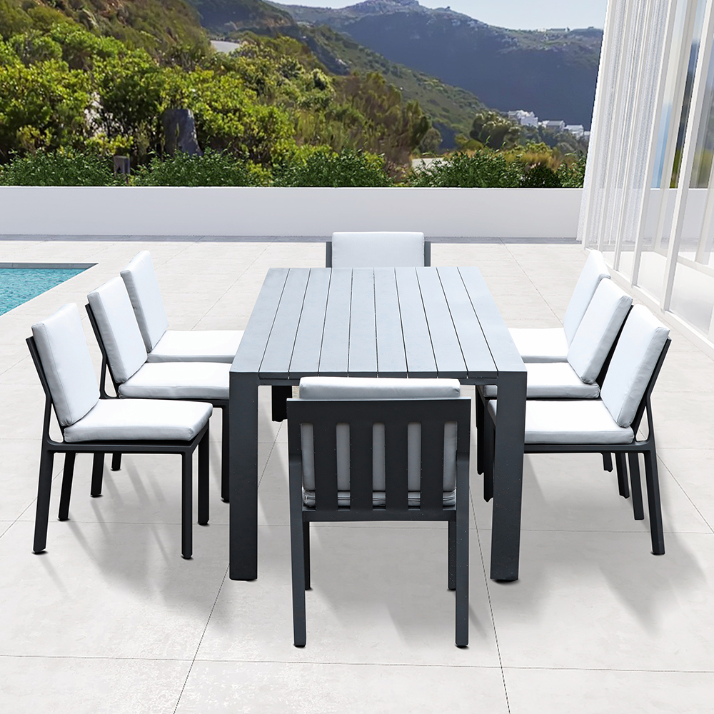Large outdoor dining table for 12 seater