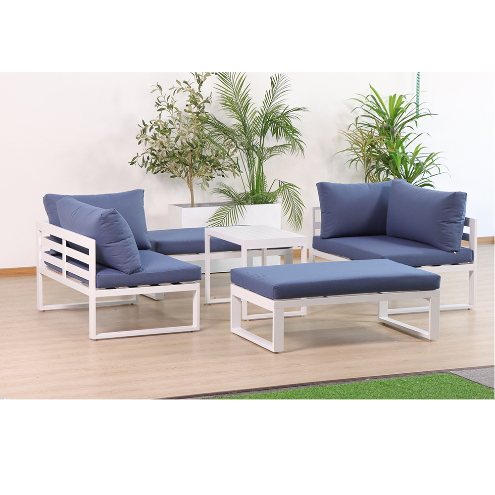 Set di divani lounge funzionali in alluminio per esterni