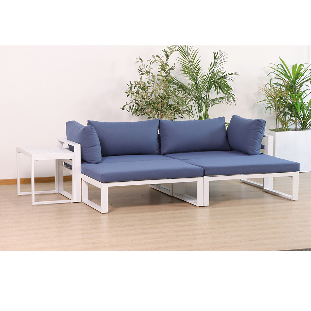 Set di divani lounge funzionali in alluminio per esterni