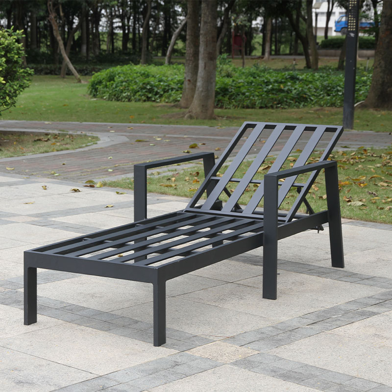 Lettino prendisole reclinabile per chaise longue da esterno
