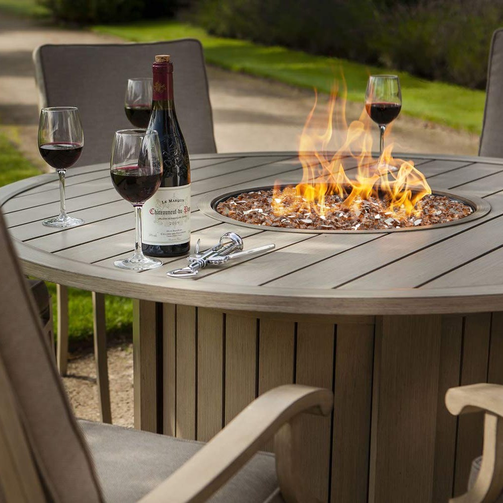Warm up with outdoor fire pits