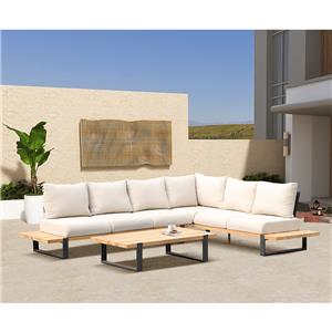 Teak Wood Outdoor Furniture Garden Sofa