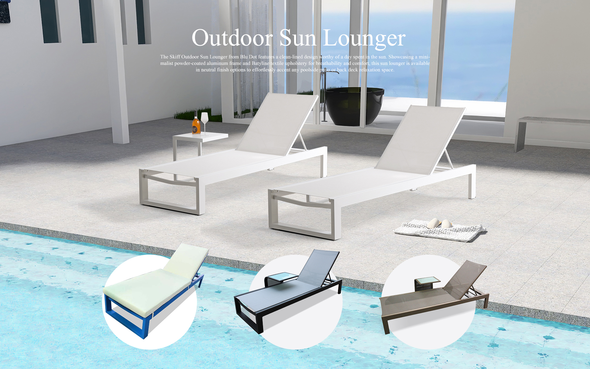 Outdoor Sun Lounger