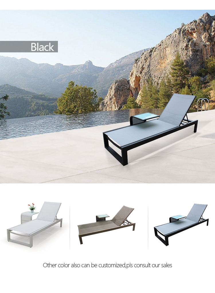 outdoor chaise sunlounger