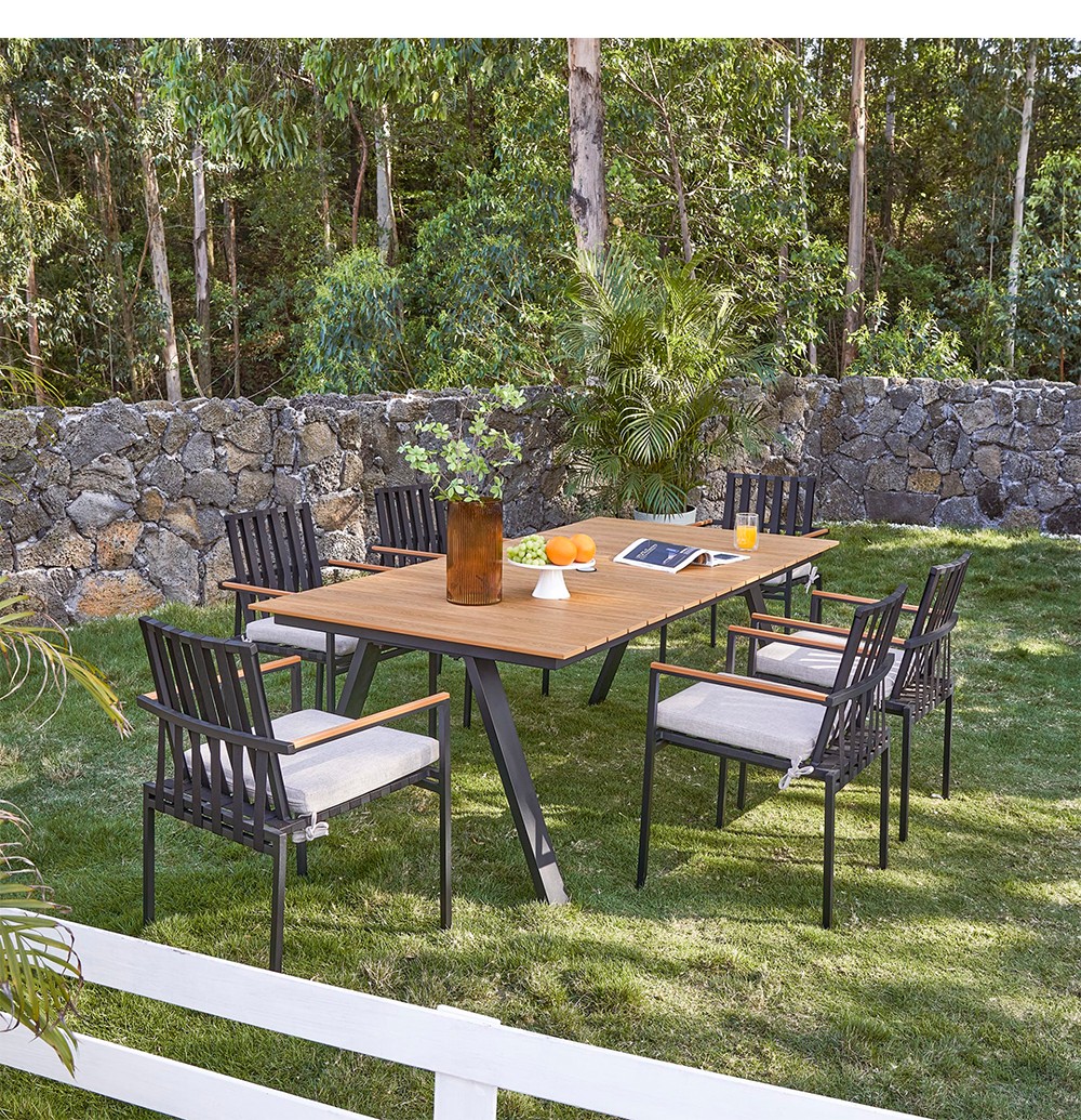 outdoor wooden furniture