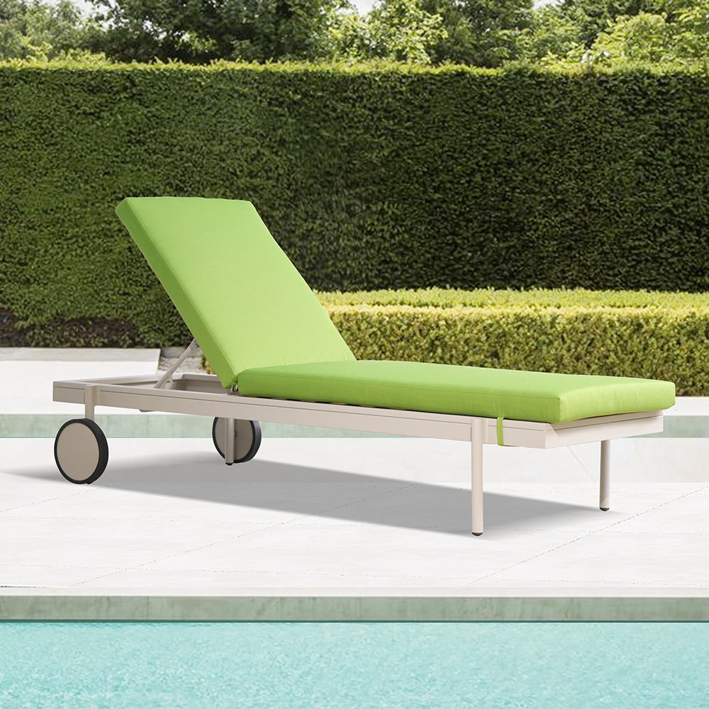 Sling Chaise Lounger Modern Outdoor Furniture