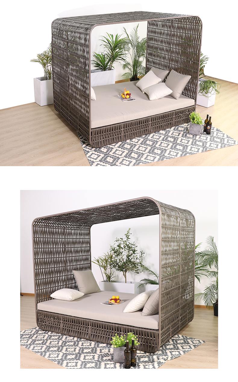 wicker daybed