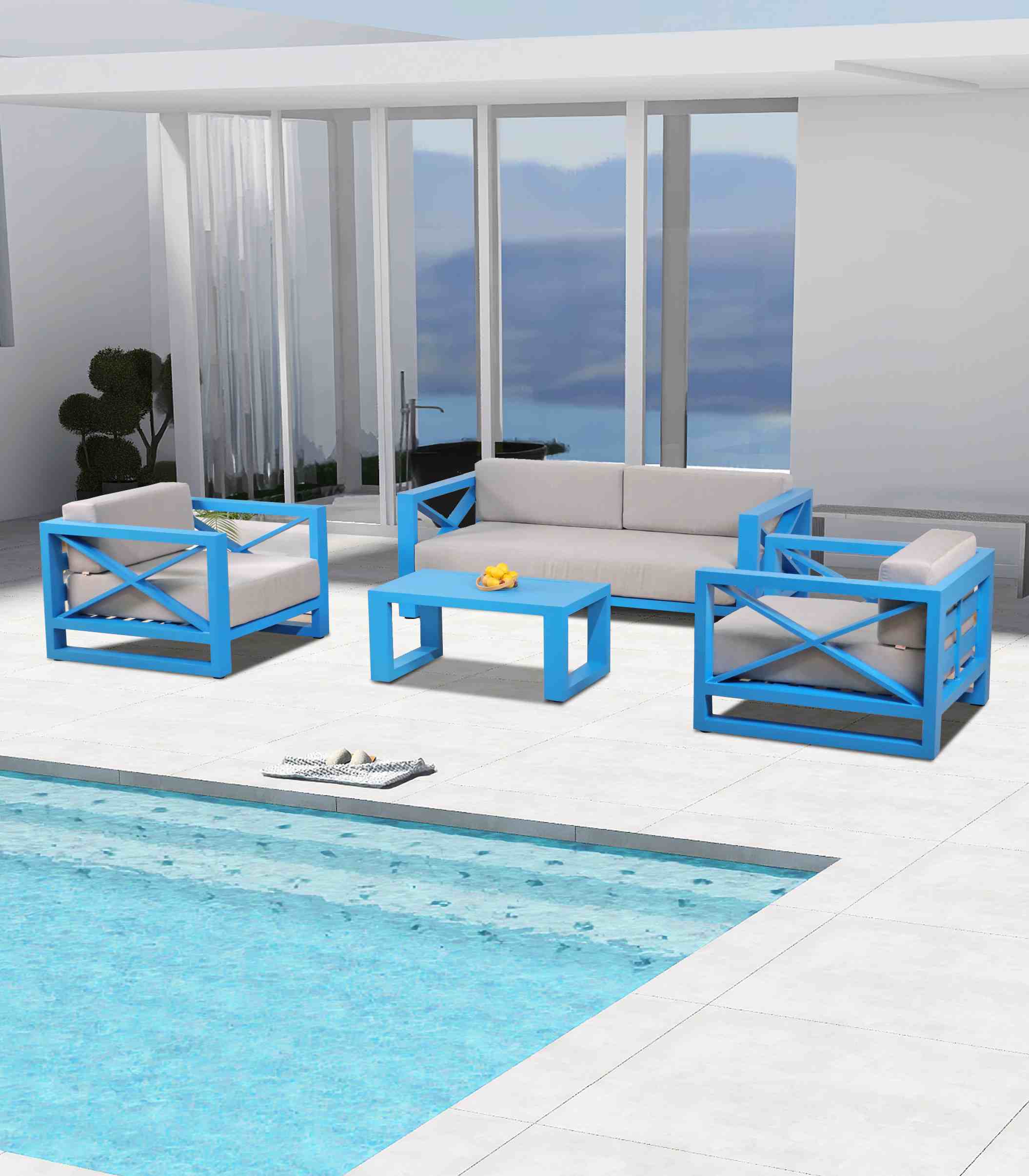 Aluminum Furniture, Careful care, Long life