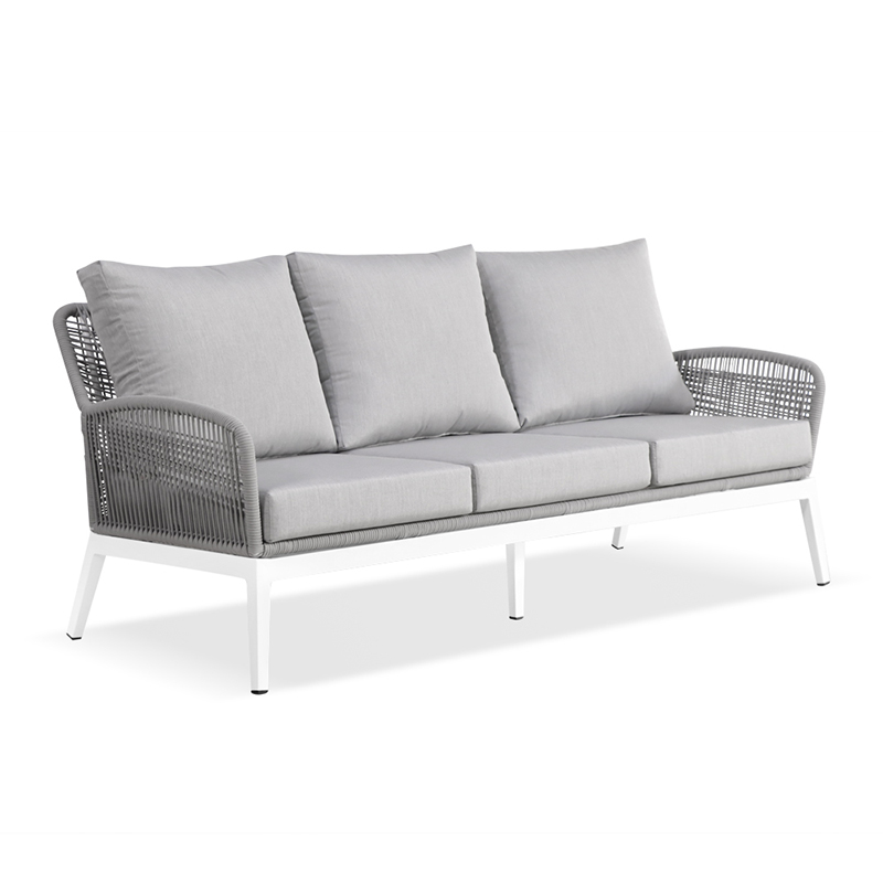 High-End-Gartensofa-Couch-Set aus Seil