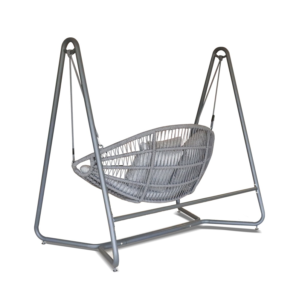 Egg double hanging chair with cushion