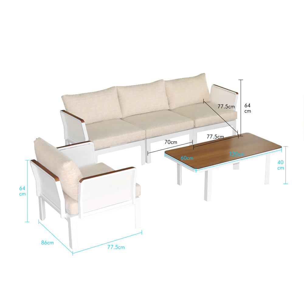New wholesale outdoor conversation sofa