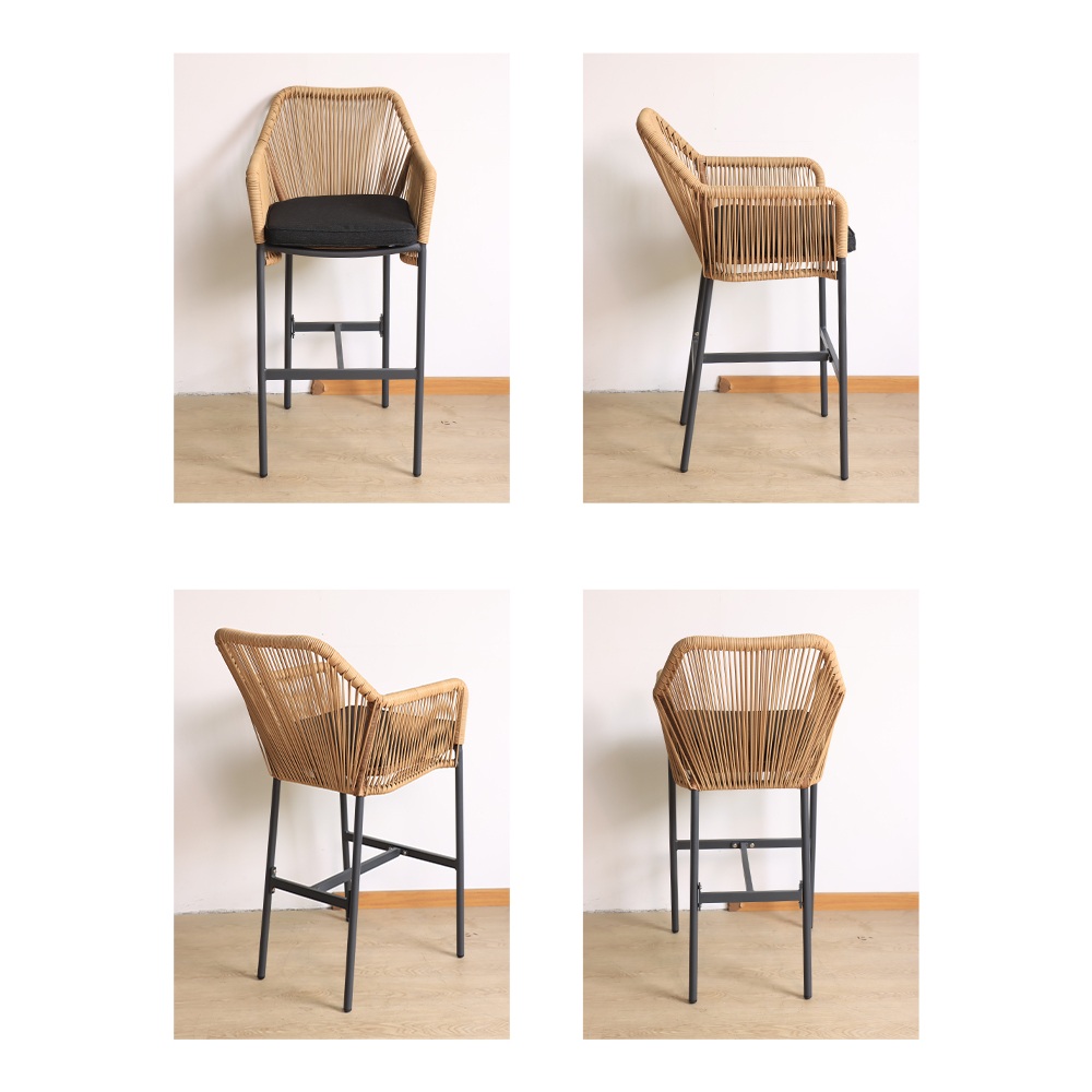 outdoor rattan bar chair furniture manufacturer