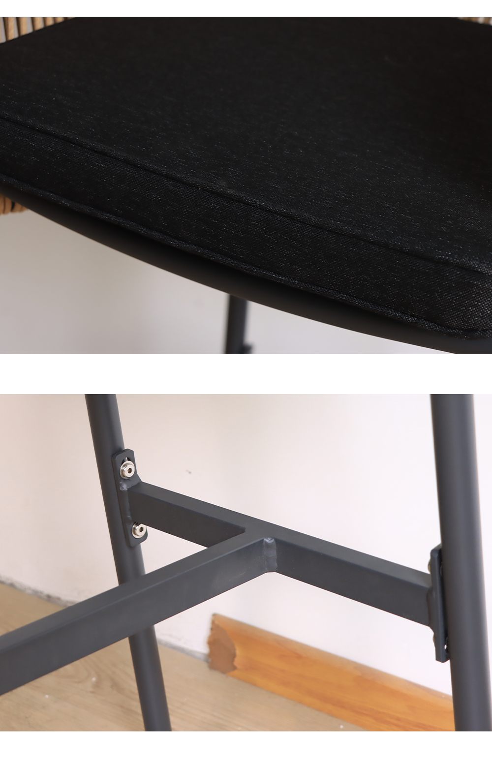 outdoor rattan bar chair