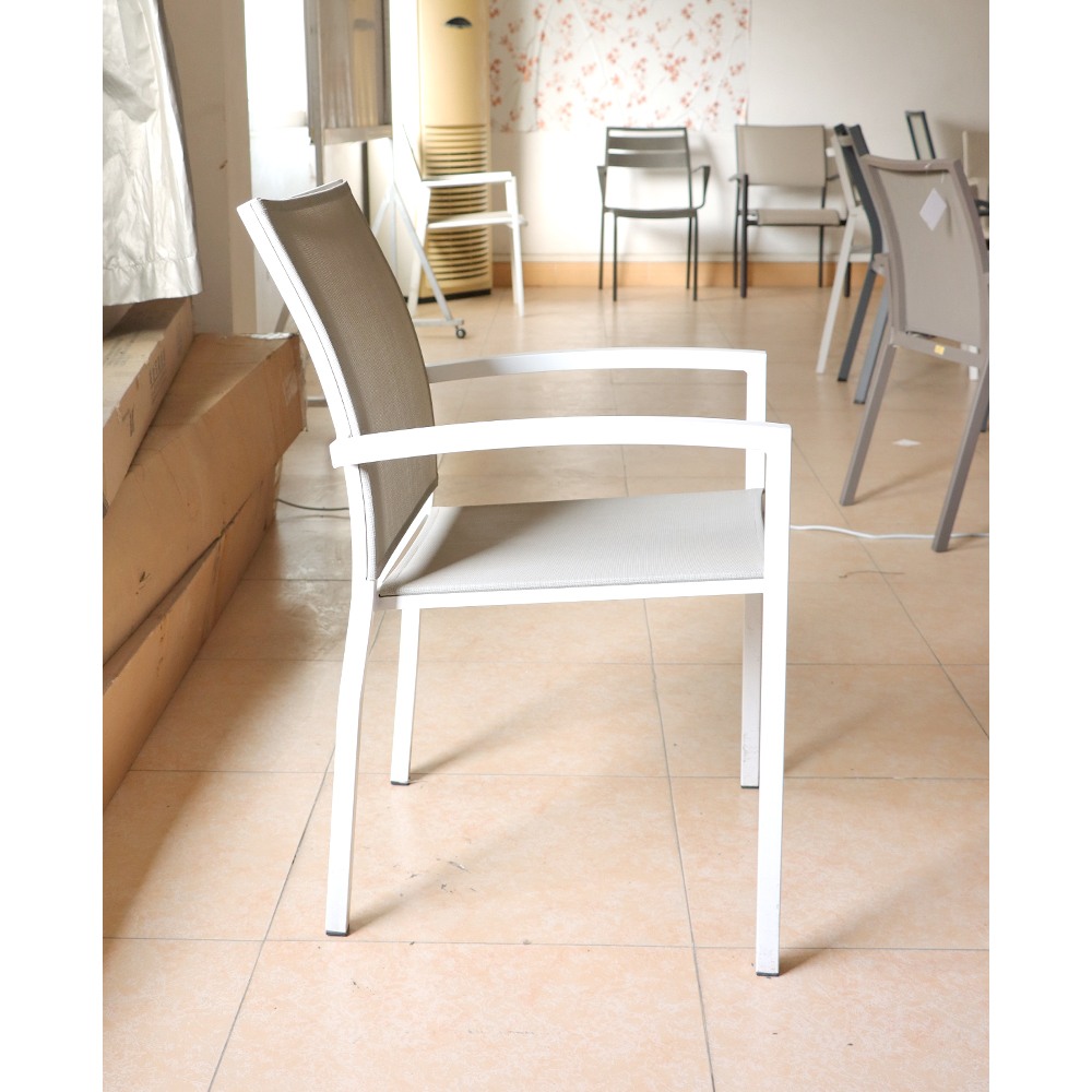 Stylish Mesh Aluminum Garden Chair