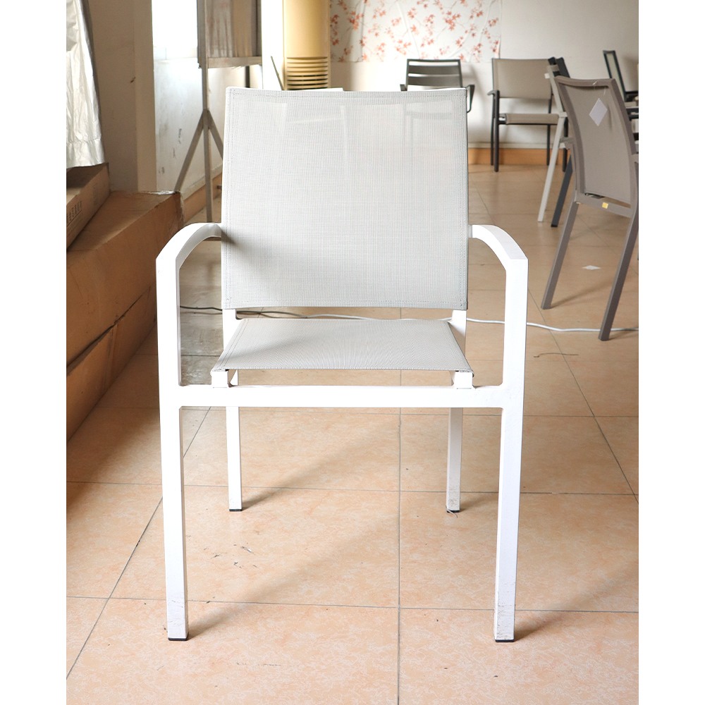 Stylish Mesh Aluminum Garden Chair