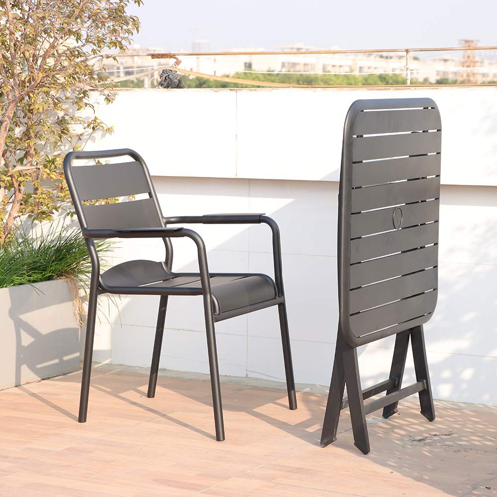 Wholesale folding outdoor table and chair set