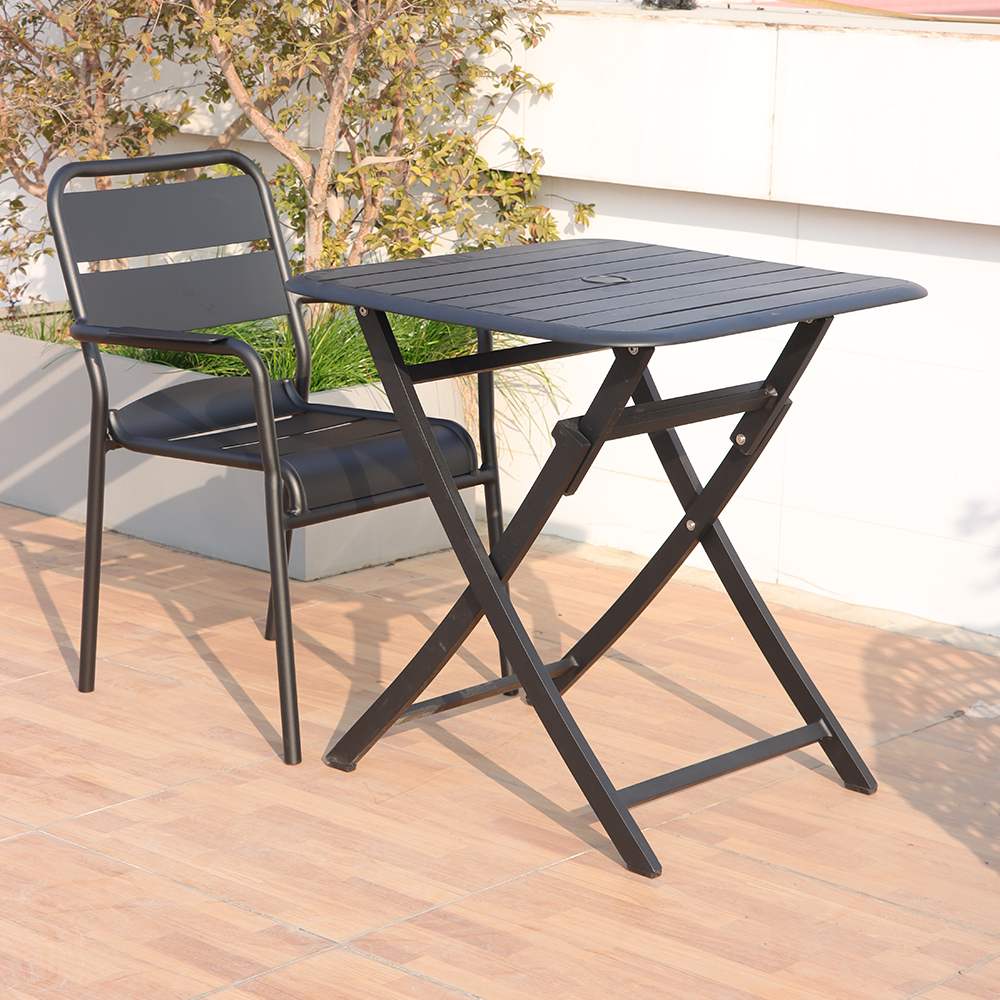 Wholesale folding outdoor table and chair set