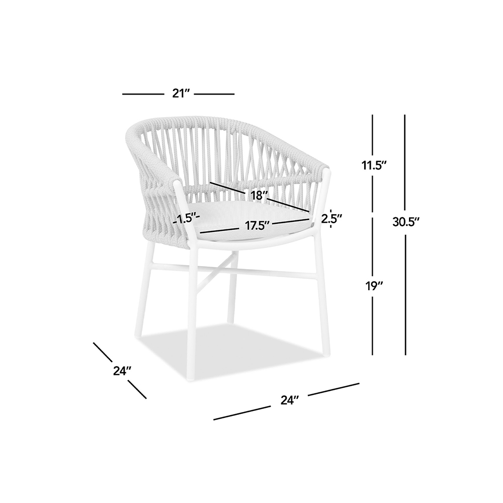 China Rope Outdoor Dining Chair