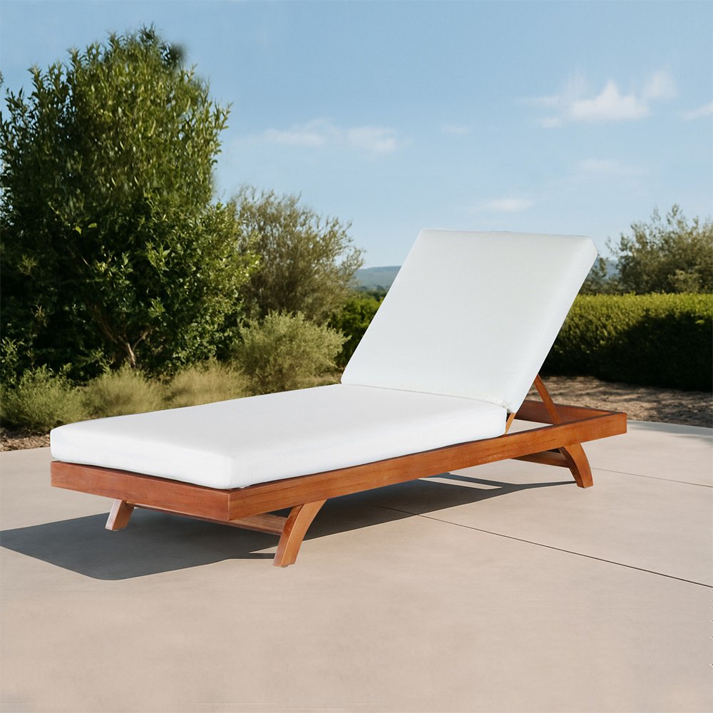 Outdoor Teak Wood Outdoor Lounge Chair