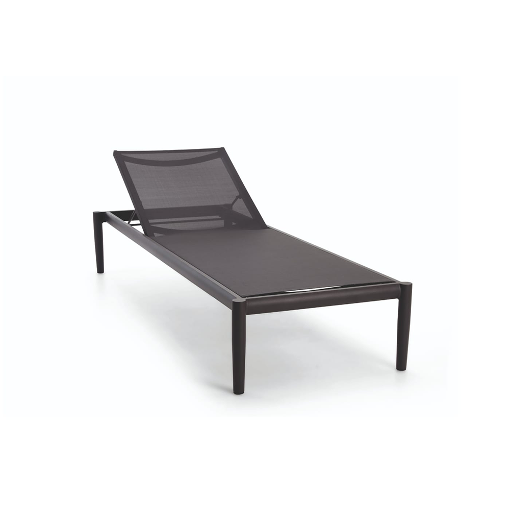 Outdoor Sun Lounge Chair With Waterproof Cushion