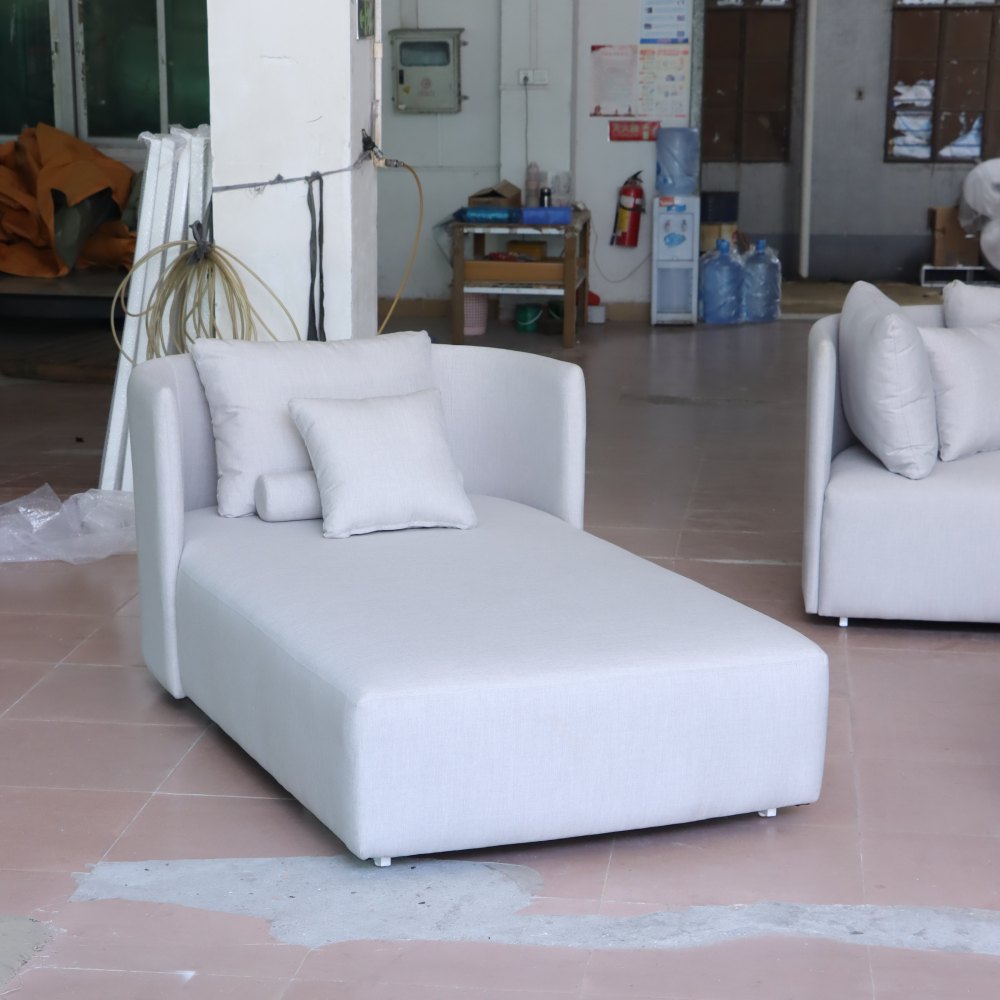 Luxury outdoor upholstered sofa set