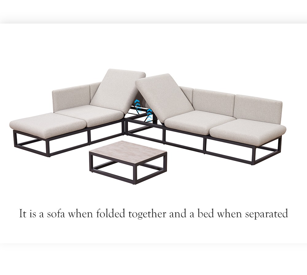 outdoor upholstered sofa