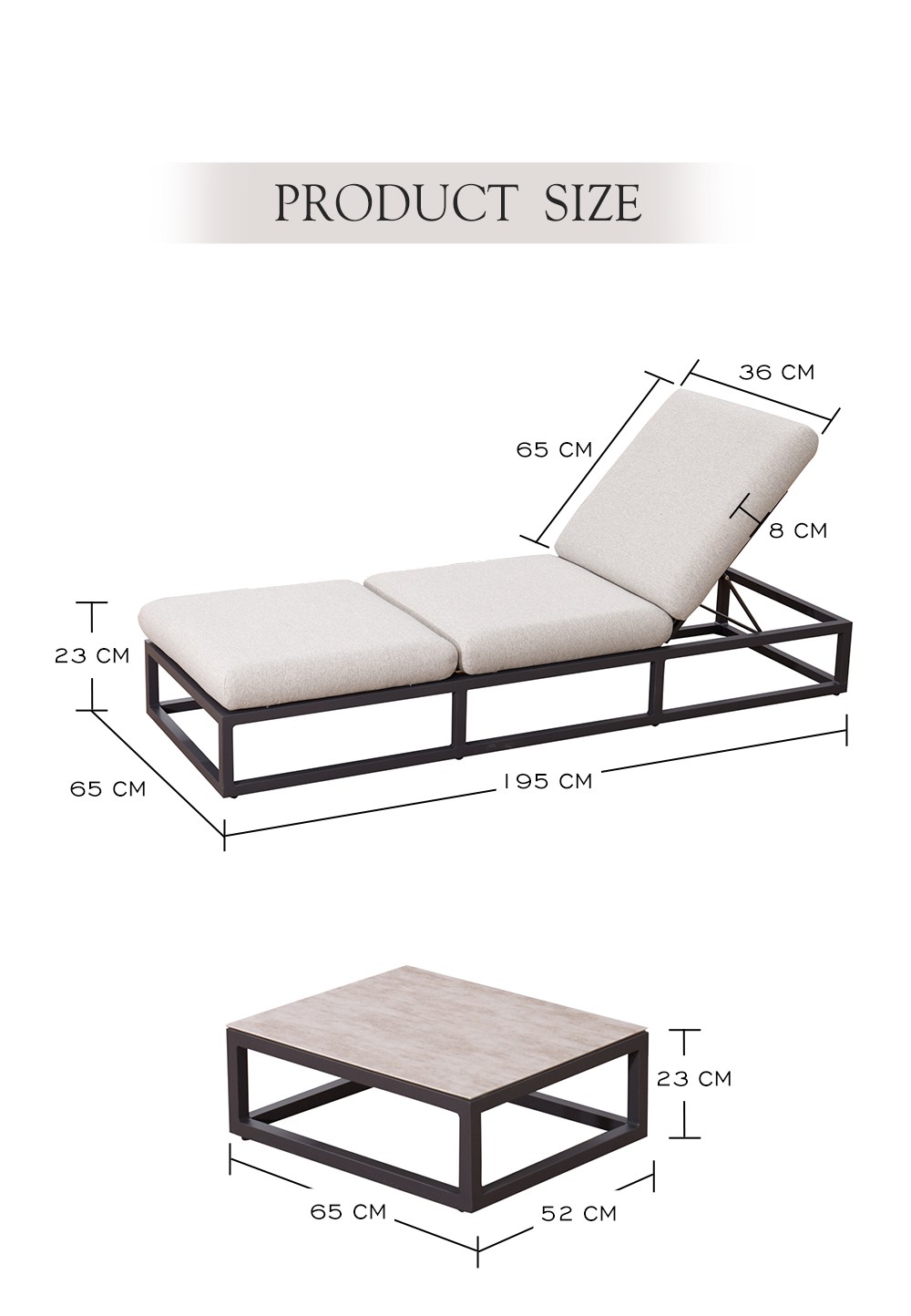 outdoor upholstered sofa