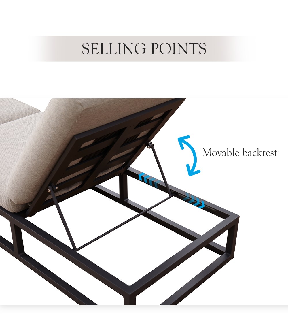 outdoor upholstered sofa