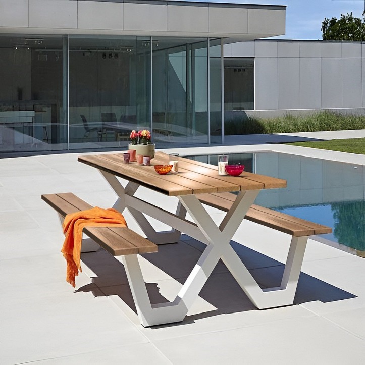 Hotsale Aluminum Table And Bench