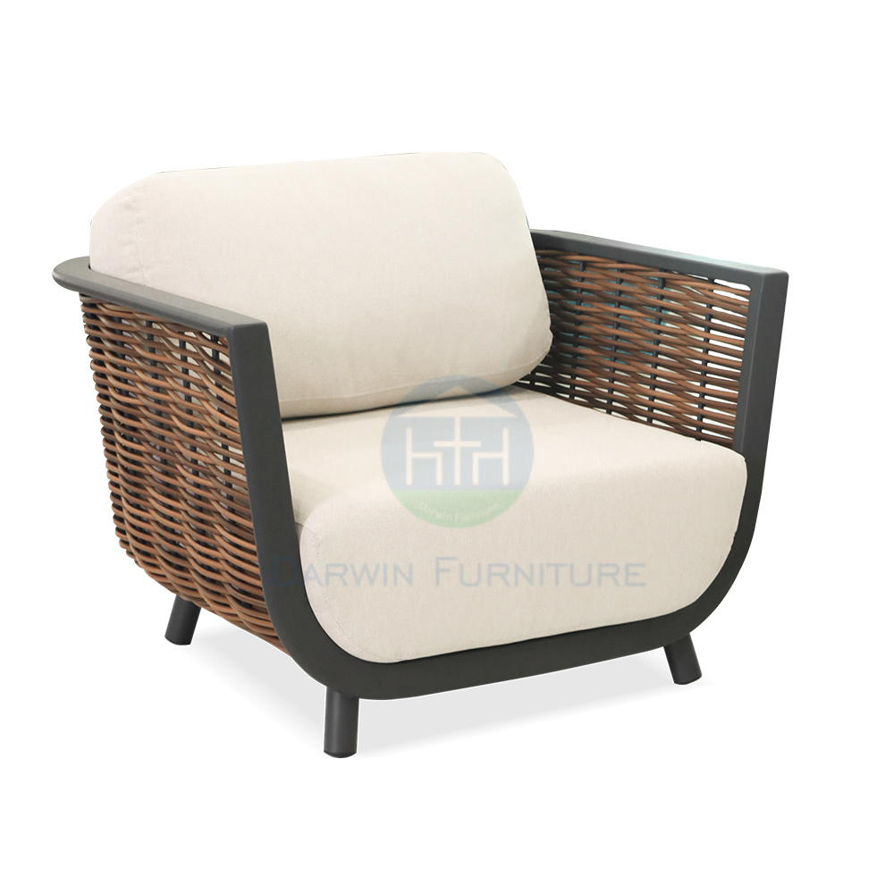 High End Outdoor PE Rattan Sofas Set