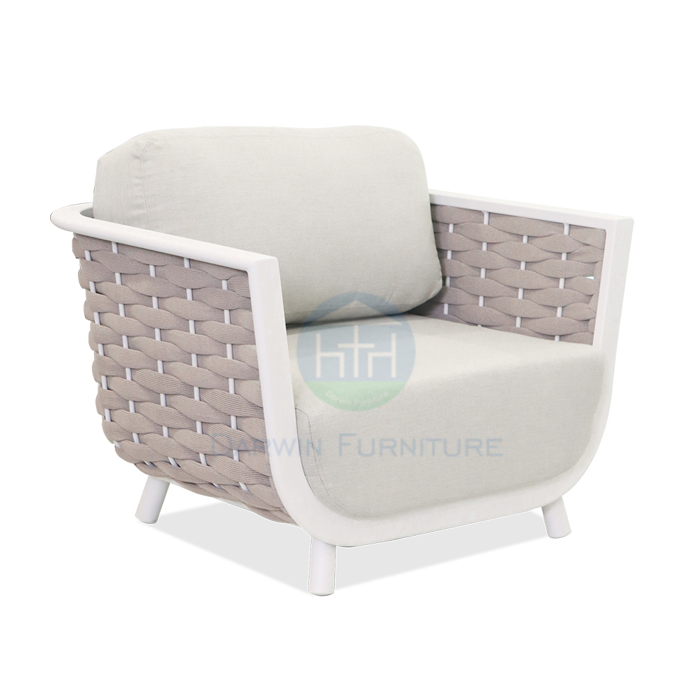 Luxury Rope Garden Sofa Set Supplier