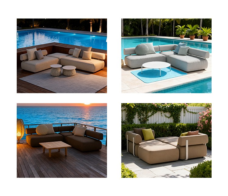garden upholstered sofa