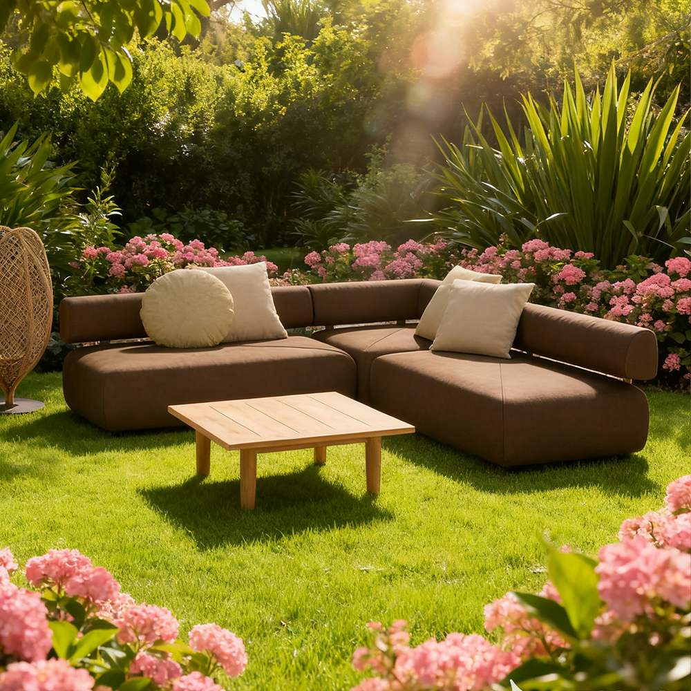 Luxury Garden Upholstered Sofa Set