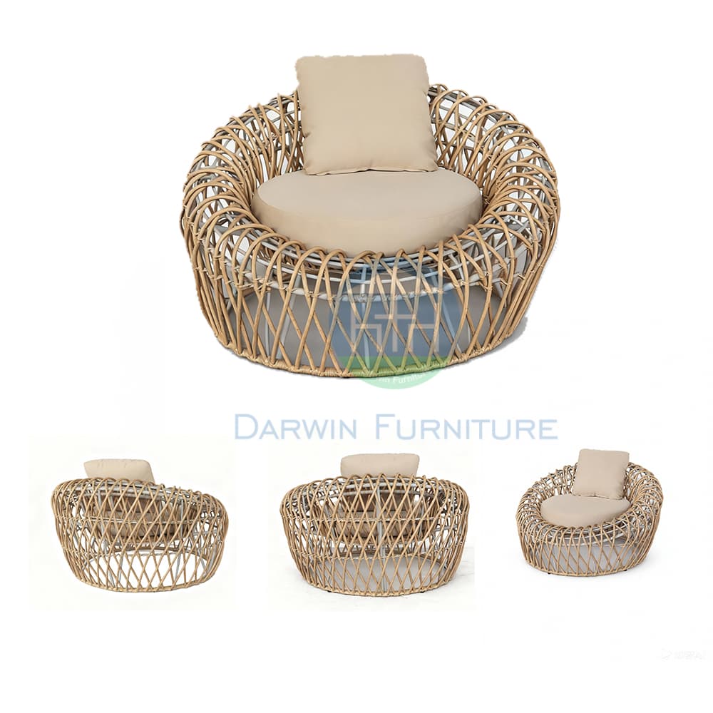 Foshan Outdoor Leisure Rattan Sofa