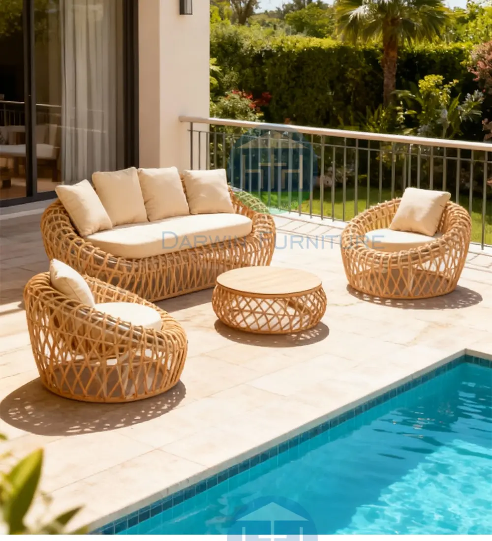 Rattan Sofa