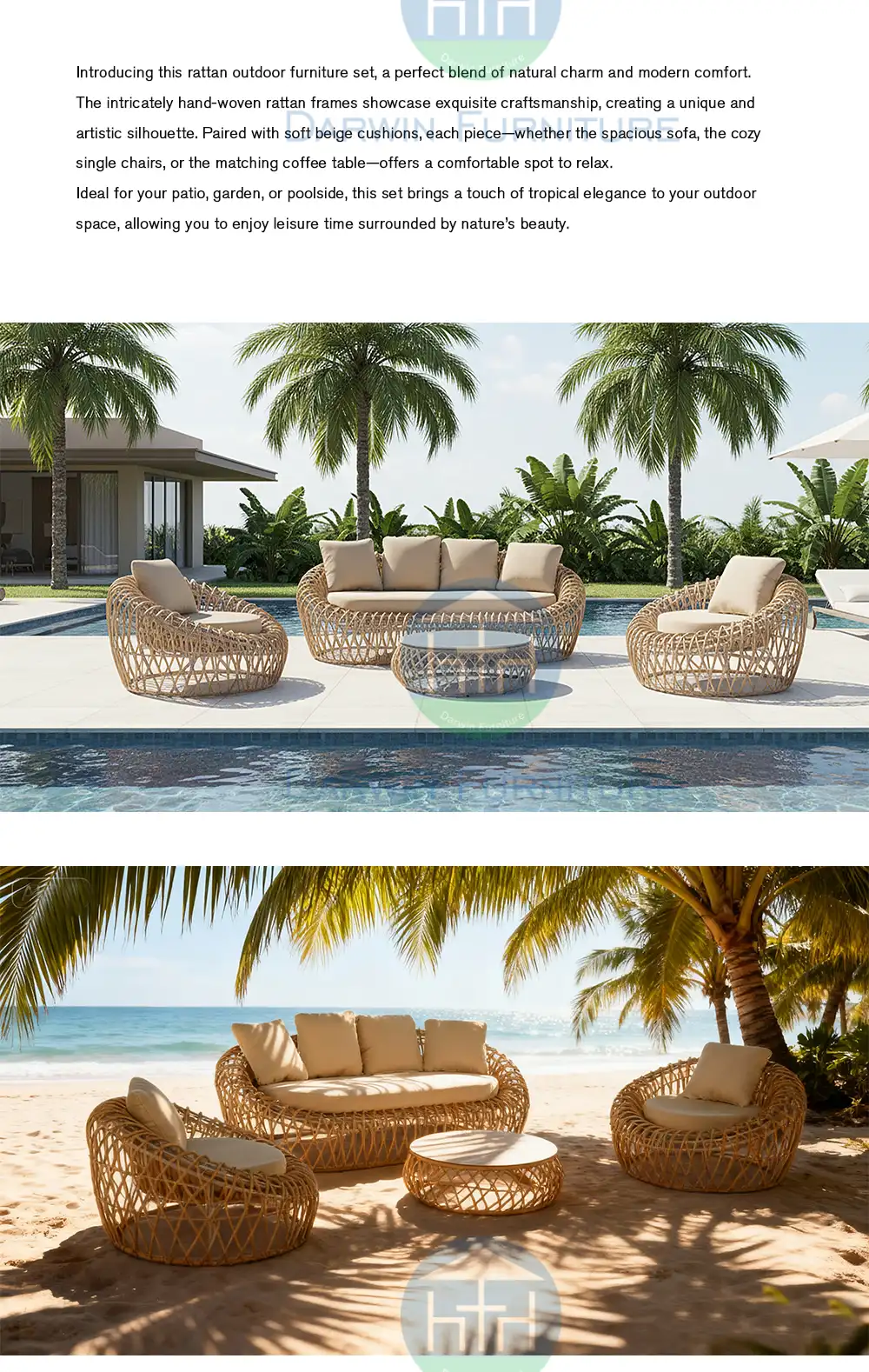 Rattan Sofa