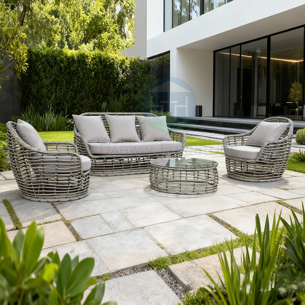 بيع ساخن التربية البدنية الروطان أريكة الأثاث المورد