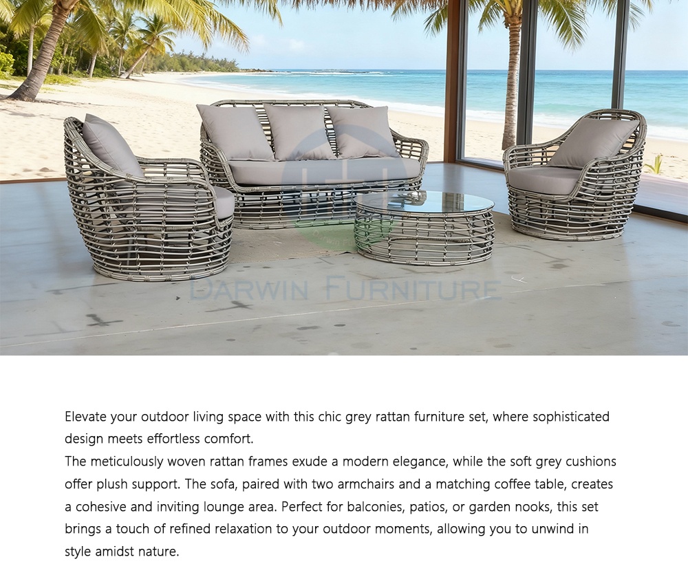 rattan sofa