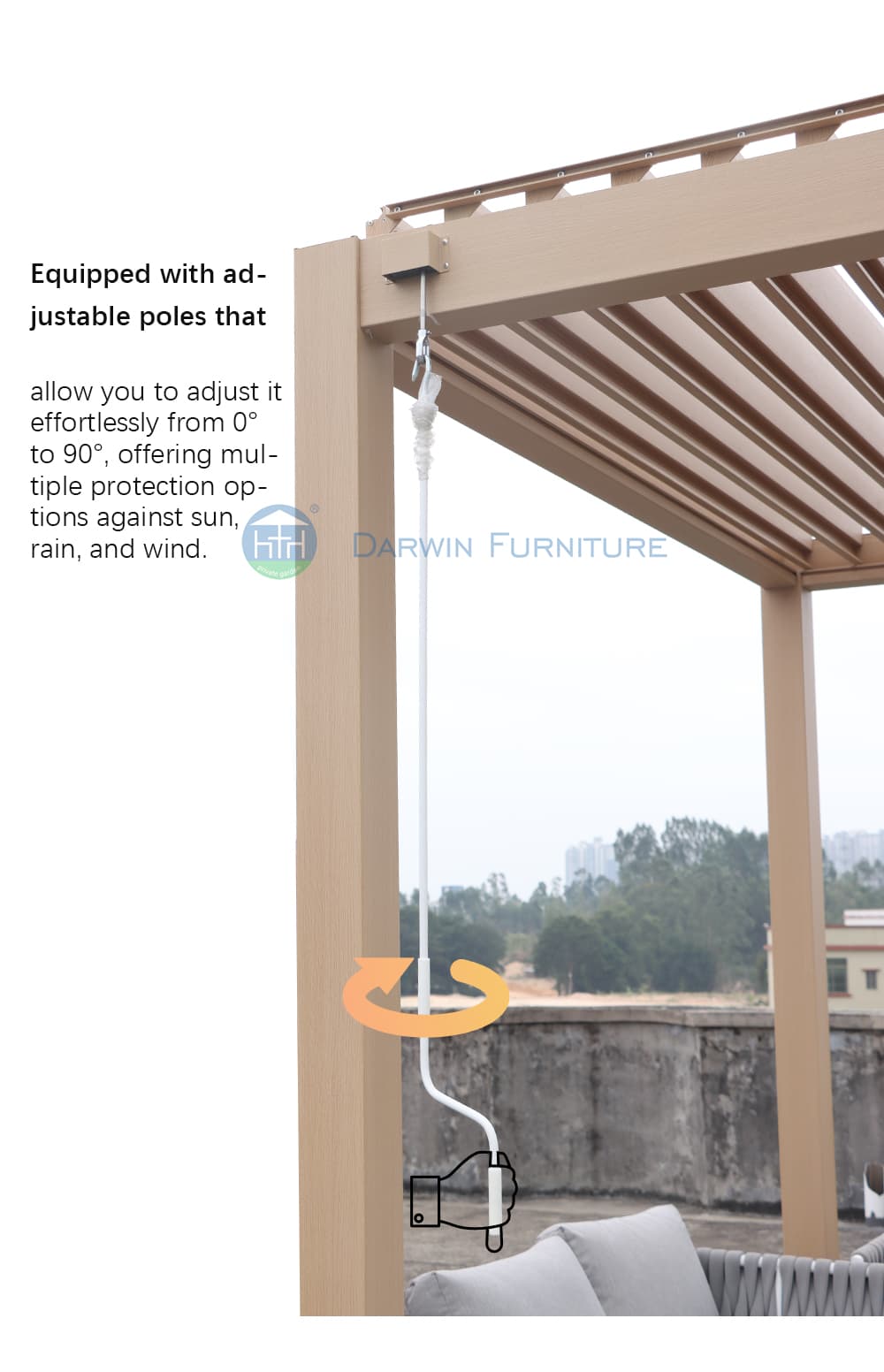 aluminum outdoor pergola