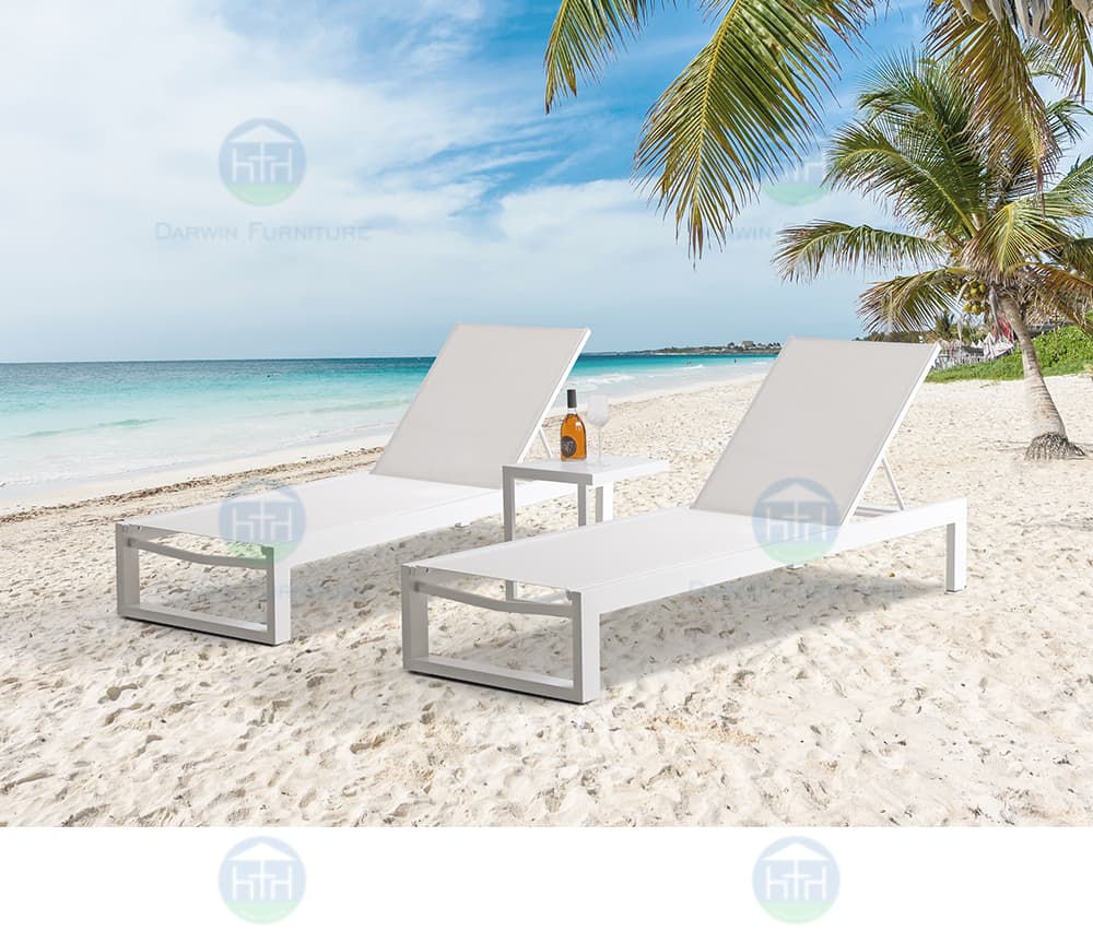 aluminum sun lounger