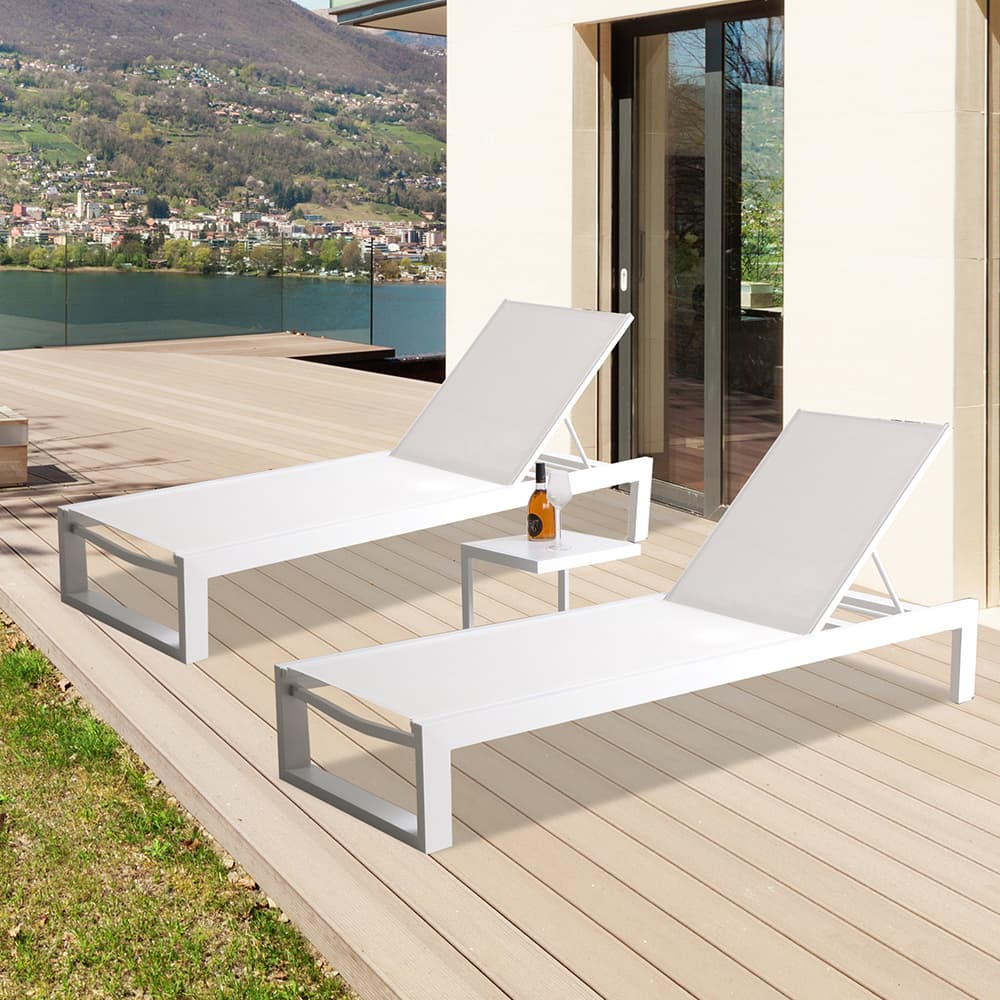 Enjoy the sunshine - Aluminum Sun Lounger