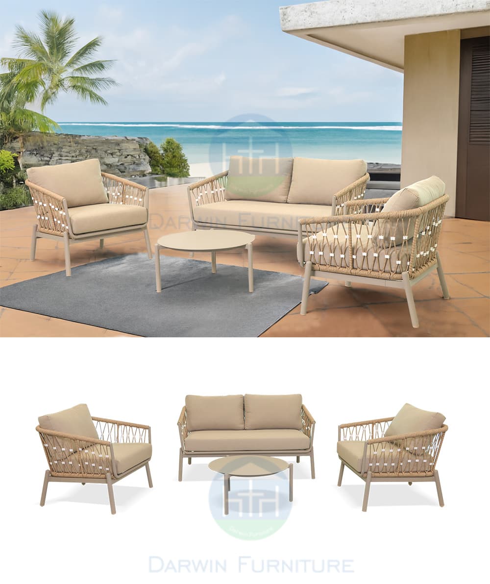 rattan outdoor sofa