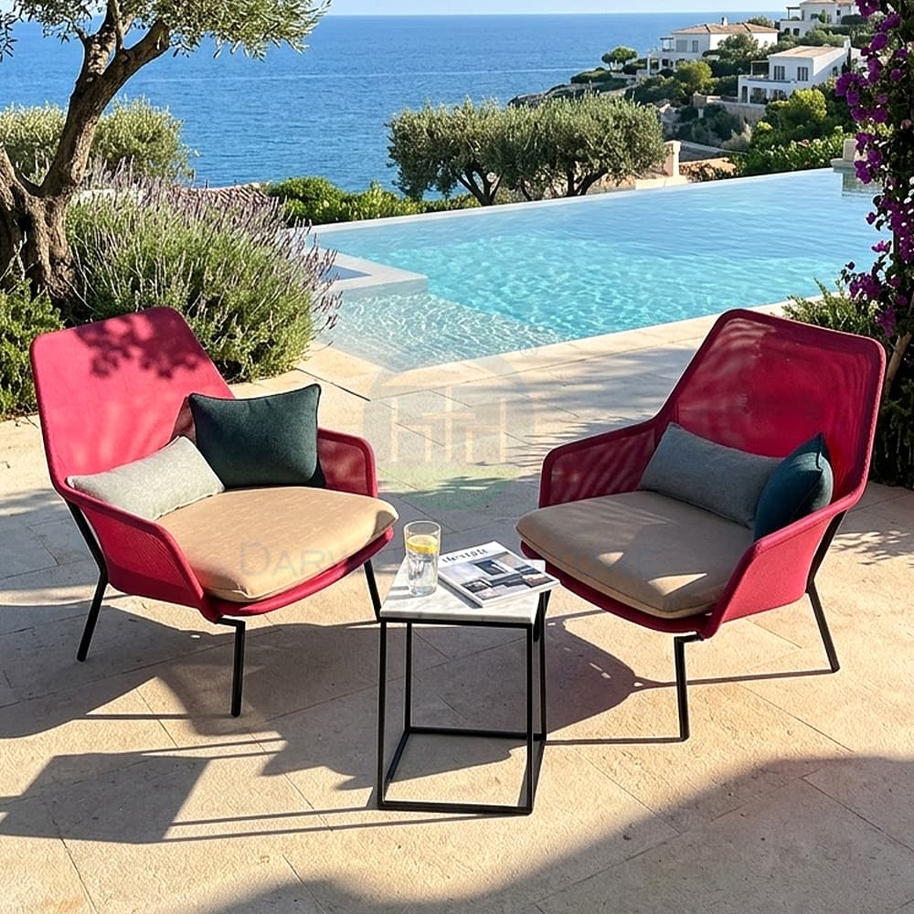Modern Outdoor Lounge Chair Set