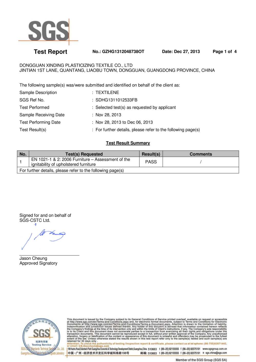 Mesh Raw Material - SGS Certified